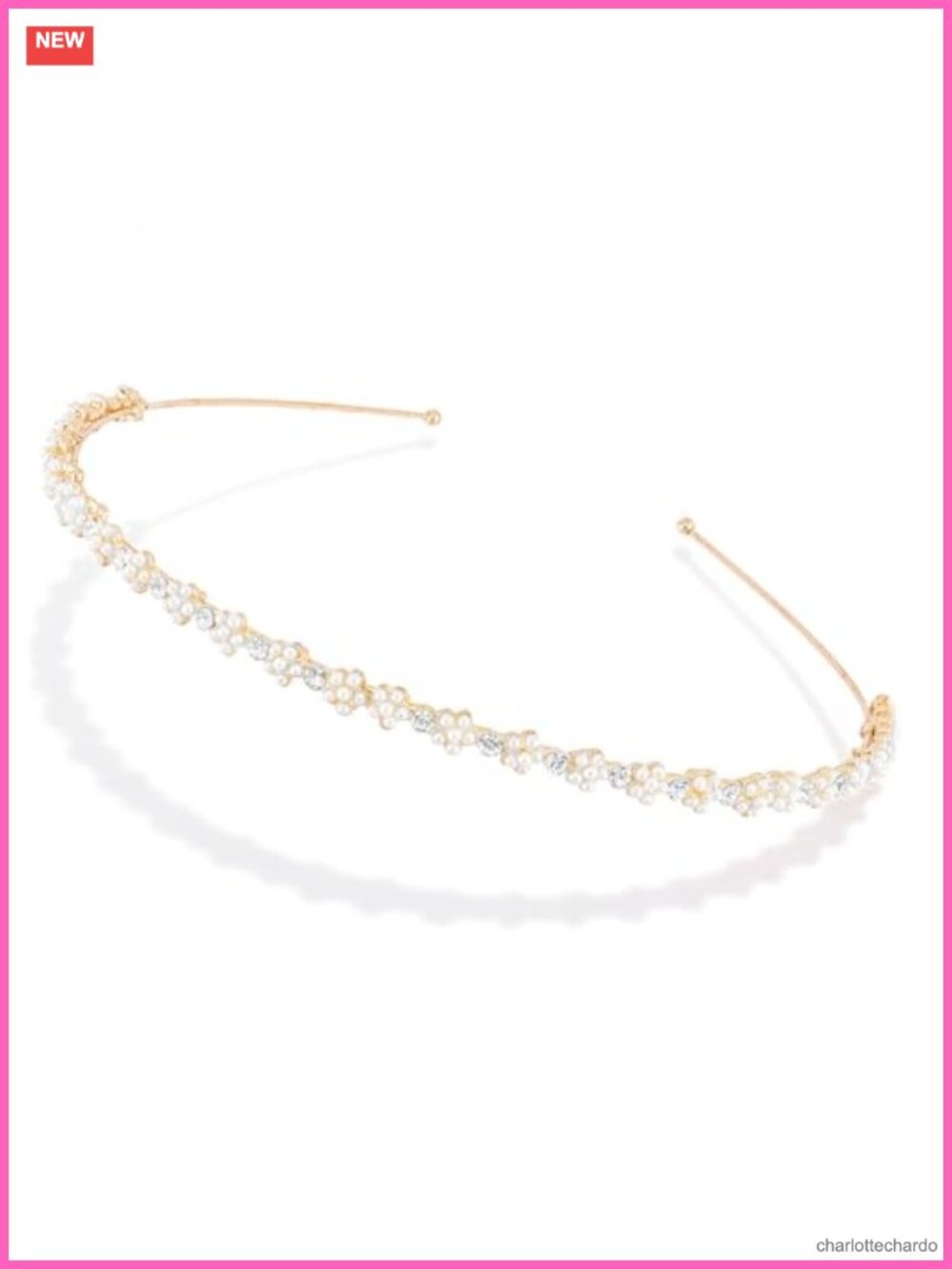 Pearl Flower Headband Wedding Hair Accessory